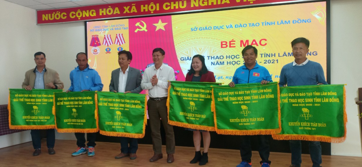 Kết thúc giải thể thao học sinh tỉnh Lâm Đồng năm học 2020 – 2021